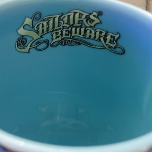 Disney Pirates of the Caribbean Coffee Cup Sailors Beware Tail for a Handle - Picture 8 of 10